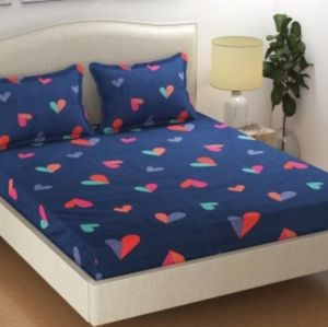 aniket 180 TC Cotton Double Printed Bedsheet